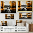 thumbnail image 4 of Designart "Lakeside Pier in the Golden Light" Lake House Cottage Wall Art Living Room, 4 of 5