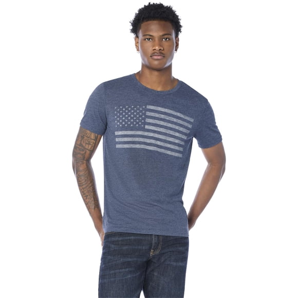 Camiseta Lucky Brand USA Flag para hombre American Navy - S