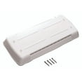 thumbnail image 1 of Ventmate Refrigerator Vent Cover 65528 Direct Replacement Lid For Dometic Refrigerator Vents; New Style; 25-1/2 Inch x 10 Inch; Polar White; Plastic; With Mounting Screws, 1 of 2