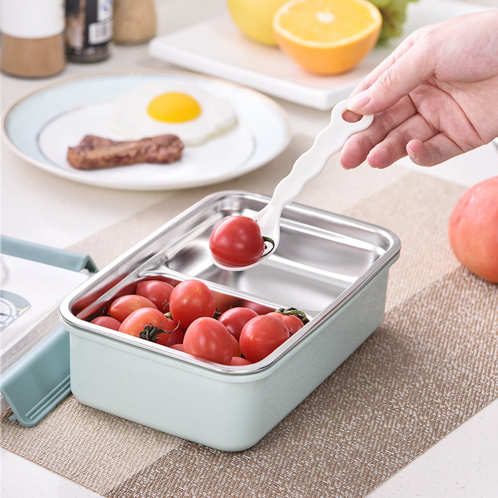 Cheers.US Sturdy Aluminum Lunch Box Portable Stainless Steel Bento Box Lunch  Containers For Adults Leakproof Metal Bento Lunch Box Food Container For  Kids 
