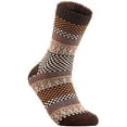 thumbnail image 6 of Lian LifeStyle 5 Pairs Luxurious Angora Wool Fuzzy Socks for Women. Comfortable Socks Great for Sensitive Skin Classic Square HM1401 Medium, 6 of 9