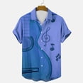 thumbnail image 4 of DGMIOCS Men's Stylish Shirt Button Down Lightweight Work Wear Blue XXL, 4 of 4
