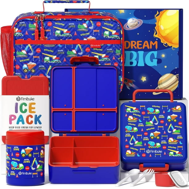 Set de loncheras Fimibuke Kids Bento con termo y bolsa aislante