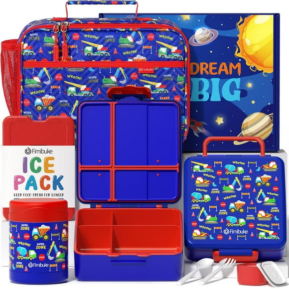 Set de loncheras Fimibuke Kids Bento con termo y bolsa aislante