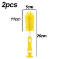 thumbnail image 2 of Limpiador de pezones con cepillo de limpieza de biberones, suave al tacto, sin arañazos, con soporte y clip de almacenamiento, sin BPA, 2 of 5