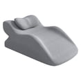 thumbnail image 2 of Almohada para piernas Macarena Almohada ergonómica de espuma viscoelástica Gris claro, 2 of 8