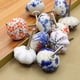 thumbnail image 5 of Perillas de de cerámica blanca y azul Qing asiática, de cajones de armario, 3 Zulema Tirador de la manija del gabinete, 5 of 8