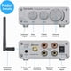 thumbnail image 2 of Amplificador de audio estéreo Bluetooth 5.0, miniamplificador Hi-Fi integrado TPA3116 de 2 canales, clase D, para altavoces pasivos de 50 W x 2, con fuente de alimentación de 19 V y 4,74 A., 2 of 5