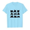 thumbnail image 3 of Hiijoy Big Girls T Shirt Cat Print Graphic Tee Short Sleeve Summer Casual T-Shirt, 3 of 3