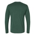 thumbnail image 2 of Next level Mens Sueded Long Sleeve Crew 6411  , 3XL, Heather Forest Green, 2 of 4