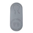 thumbnail image 2 of Exercise Skipping Mat High Density Dance Cushion Yoga Mat Buffer Pad - Gray, 140x60cm, 2 of 8