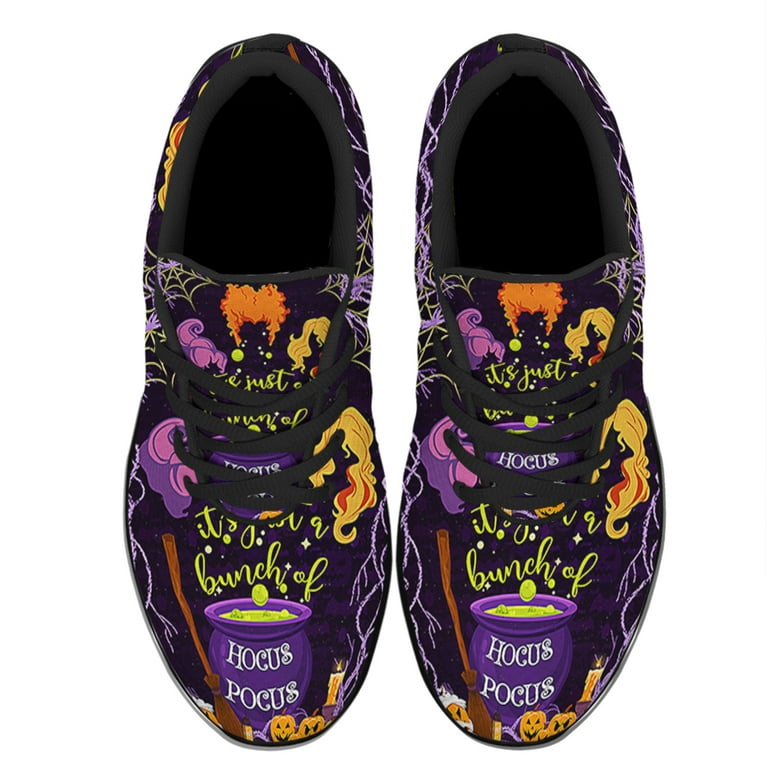 It's A Bunch Of Hocus Pocus Witch Pumpkin Halloween Shoes Sneakers