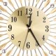 thumbnail image 5 of 15inch 3D Large Wall Clock Shiny Rhinestone Sun Style Modern Living Room Decor (Golden), 5 of 5