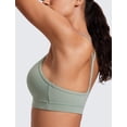 thumbnail image 4 of Sujetador deportivo CRZ YOGA Butterluxe para mujer, espalda en Y, verde, talla S, 4 of 5