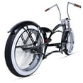 thumbnail image 4 of Tracer Scorpion Pro DTS Stretch Beach Cruiser Bike, 26" Wheel, Dual Spring Fork, Coaster Brake, for Men, Black, 4 of 9