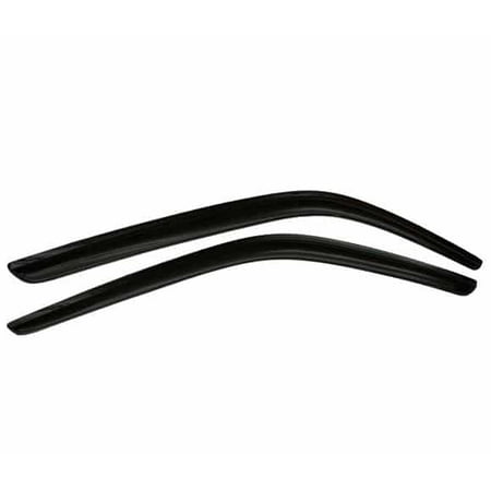 - All American Auto Dark Smoke Acrylic Side Window Deflector/Visor 2-Piece Set for 2013-2017 Honda Accord 2 Door