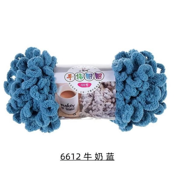 EASTIN 5 Pcs=500g Boucle de Doigt Gonflée Fil Chenille Géant Épais Crochet Tricot à la Main Corde Douce Polyester Couverture Sans Aiguille Crochet Livraison Gratuite