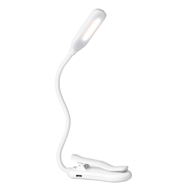 Sidaley Luz de Protección ocular LED Lámpara de lectura de Carga USB Lámpara de de aprendizaje con base de clip de tubo ajustable para Kits de experimentos de química
