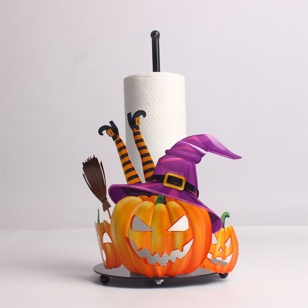 Kitchen Countertop Paper Towel Holder Vertical Tissue Holder Rack Flowers Christmas Tissue Stand Napkins Rack Enduring