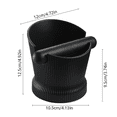 thumbnail image 4 of Matsuzay Contenedores de café de acero inoxidable, posos de negros, ahorro de espacio integrado con botes de basura de Base plana inclinada para Juegos de servir café y té Raya Matsuzay HA011215-03, 4 of 6