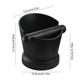 thumbnail image 3 of Yuarrent Contenedores de café de acero inoxidable, posos de negros, ahorro de espacio integrado con botes de basura de Base plana inclinada para Juegos de servir café y té Raya Yuarrent HA011215-03, 3 of 6