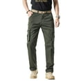 thumbnail image 2 of LEDUNTINO Men's Casual Cargo Pants, Workout Joggers, Relaxed Fit Stretch, Hiking Pants with Multi Pockets, Quick-Drying, 2 of 7