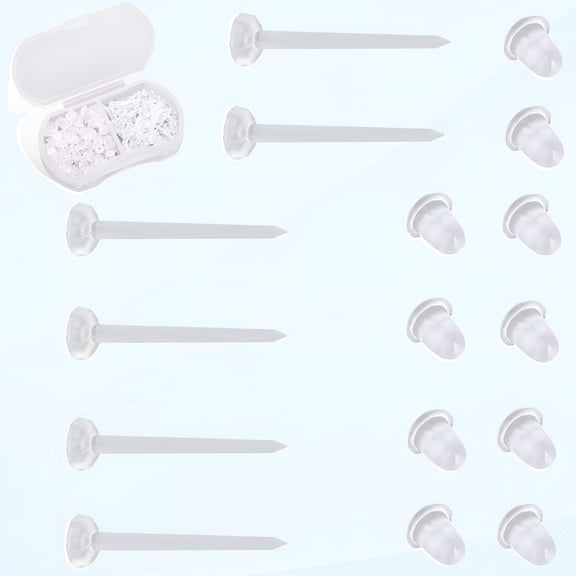 DESIGNICE Plastic Earrings, 200 Pieces Invisible Clear Earrings for Sports, Clear Plastic Post Earrings for Sports, Flat Silicone Earrings Rubber Earrings Clear Earrings for Work