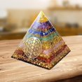 thumbnail image 3 of 1pcs Crystal Obsidian Ornament Ornament para Adultos de Mujeres de Yoga - Estilo c Sunnimix Pirámide de cristal, 3 of 8