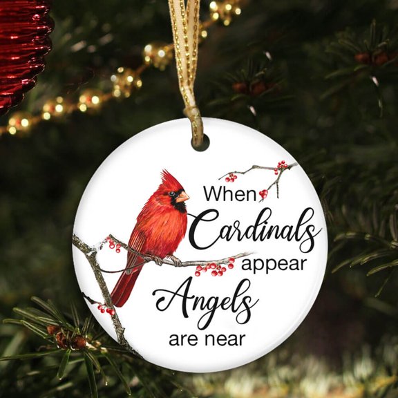 Sympathy Christmas Tree Decorations - 2022 Christmas Ornament - Memorial Gifts for The Loss of A Loved One - Christmas Decorations, Ceramic Ornament