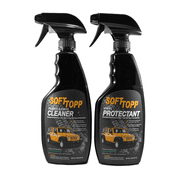 SOFTTOPP (by RAGGTOPP) SUV Soft Top Jeep Vinyl Top Cleaner & Protectant Kit - Pack of 2