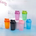 thumbnail image 3 of Vaso de agua con proteína en polvo para deportes y fitness, portátil, para estudiantes, de 400 ml, práctico vaso de plástico para hacer uno mismo, con báscula, 3 of 3