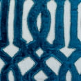 thumbnail image 3 of The HomeCentric Cushion Cover For Chair, Royal Blue Pack of 2, 18"x18" (45x45 cm) Throw Pillow Covers, Linen Greek, Lattice, Trelllis, Applique, Zardosi Throw Pillows For Couch, Geometric - Artemis, 3 of 4