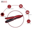 thumbnail image 2 of Rizador de cerámica MBHAIR para peinados esponjosos, rizador de pelo ondulado, rizador de cerámica antiestático con temperatura ajustable (rojo), 2 of 5