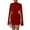 Red, variant on Mgmyaa Women's Mock Neck Bodycon Dress Cape Sleeve Sheer Sequin Mini Dresses for Night Out and Party