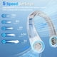 thumbnail image 3 of Ventilador de cuello EYERZ portátil con soporte para el cuello, 5 velocidades, recargable, 3 of 7