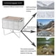 thumbnail image 4 of Camping Box Folding Stand Camping Table Shelf Cooler Stand Outdoor Accessories Portable Storage Fold Rack for Picnic,A, 4 of 5
