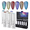 Cosmic Magnetic Shades, variant on RUBY VIBE CO Holographic Cat Eye Gel Nail Polish, Silver Magnetic Nails Effect, HEMA-Free UV/LED Soak-Off, 0.34 fl oz