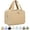 Brown, variant on 4-in-1 Cloud Carry Bag, Dry and Wet Separation, Large Capacity Waterproof with Handle for Makeup, Skincare, and Essentials