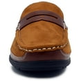 thumbnail image 4 of Aston Marc Men's Penny Loafer Shoes, Casual Slip-On Moccasins with Leather Detailing, Comfortable & Stylish, Sizes 8-13, 4 of 6