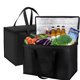 thumbnail image 1 of 1 Bolsa de almuerzo aislada negra de 10 litros Bolsa de picnic con aislamiento portátil Bolsa aislante Bolsa térmica impermeable para el almuerzo Bolsa de transporte de alimentos para el hombro, 1 of 5