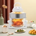 thumbnail image 2 of 17L / 17.96Qt Air Fryer, 1200W-1400W, 360° Viewable Glass Air Fryer with Expansion Ring for Home Kitchens 110V-120V, 2 of 9