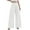 White, variant on XFLWAM Women's Wide Leg Palazzo Pants High Elastic Waist Casual Work Pants Flowy Dress Trousers with Pockets Black L