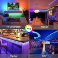 thumbnail image 4 of Mistaha Smart LED Strip Lights RGB 16.4ft. 5050 Color Changing Lights BT Connection with APP, 4 of 8