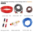 thumbnail image 1 of Universal Car 1500W 8GA 60AMP Car Audio Subwoofer Amplifier AMP Wiring Fuse Holder Wire Cable Kit Vehicle Modification Parts, 1 of 1