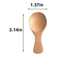 thumbnail image 7 of Small Wooden Spoons for Jam, 3 inches Wooden Teaspoon Small Teaspoons Serving Wooden Utensils For Cooking Small Condiments Spoon, Mini Wooden Honey Spoon For Daily Use, 7 of 7
