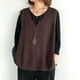 thumbnail image 5 of Chaleco de punto para mujer Chaleco de mujer suelto de talla grande sin mangas con cuello en V exterior chaleco retro chaleco de otoño, 5 of 6