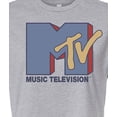 thumbnail image 3 of MTV - Blue Logo -Juniors Cropped Tee, 3 of 5