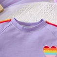 thumbnail image 7 of Toddler Baby Girl Clothes Summer Outfits Short Sleeve Elastic Sweatshirt and Shorts 2 Piece Sweatsuit Set 6-12 Months 12-24 Months 2t 3t 4t 5t 6t 7t 8t 9t Children 4-5 Years, 7 of 7