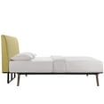 thumbnail image 4 of Modway Tracy Modern MDF and Rubberwood Queen Bed in Cappuccino/Green, 4 of 6