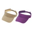 thumbnail image 1 of 2PCS Sun Visor Hat Niños Adultos Golf Tennis Outdoor Beach Sports Cap Khaki + Jinwen gorras de tenis para hombre mujer, 1 of 8